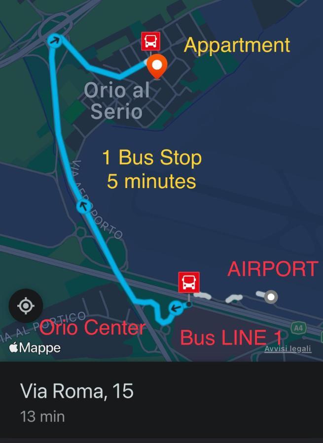 Orio Bergamo 24H Airport Bgy- A Few Step - Vicino All'Aeroporto Orio al Serio Exterior foto